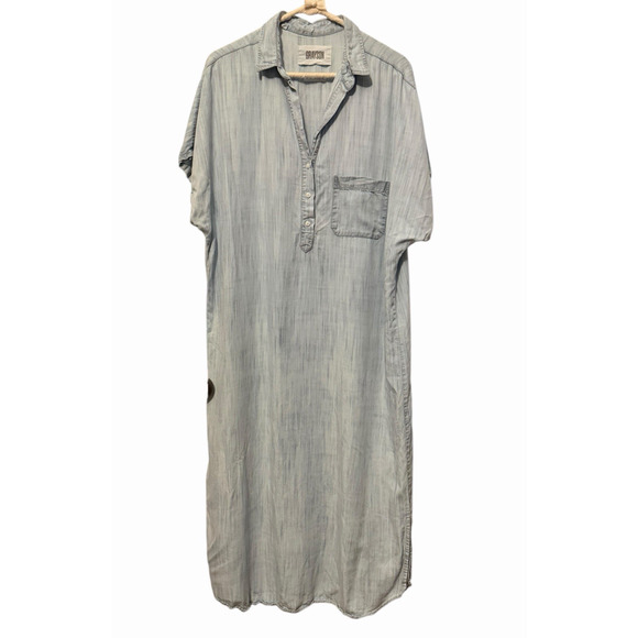 GRAYSON FRANK EILEEN The Artist Full Length Dress Sz L 4 Lagonlook Capsule Lux - Picture 3 of 13